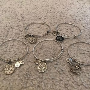 Bundle of Silver Alex and Ani Bracelets